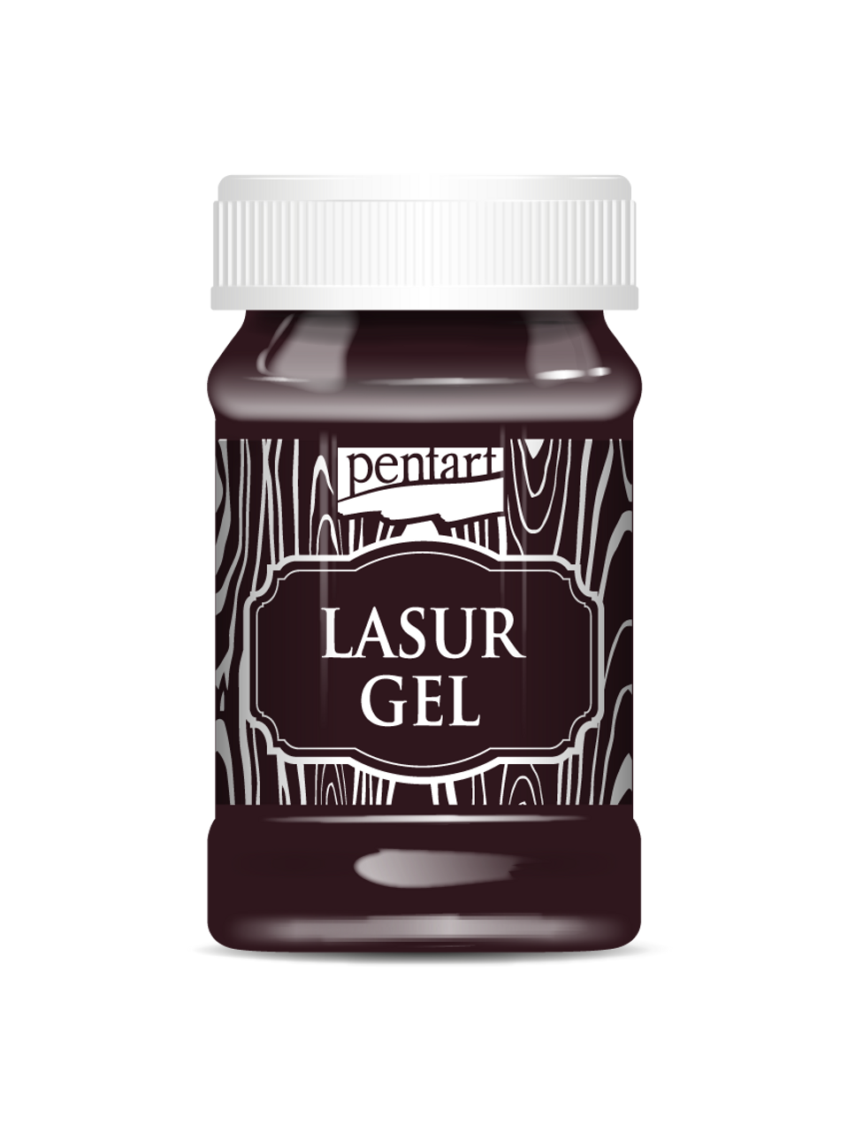 Pentart - Lasur Gel Stain - Cherry - 100ml