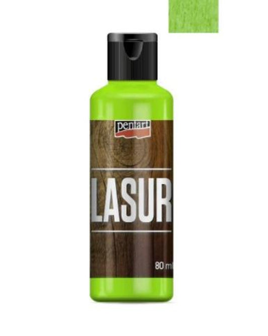 Pentart - Lasur Stains - Apple Green - 80ml
