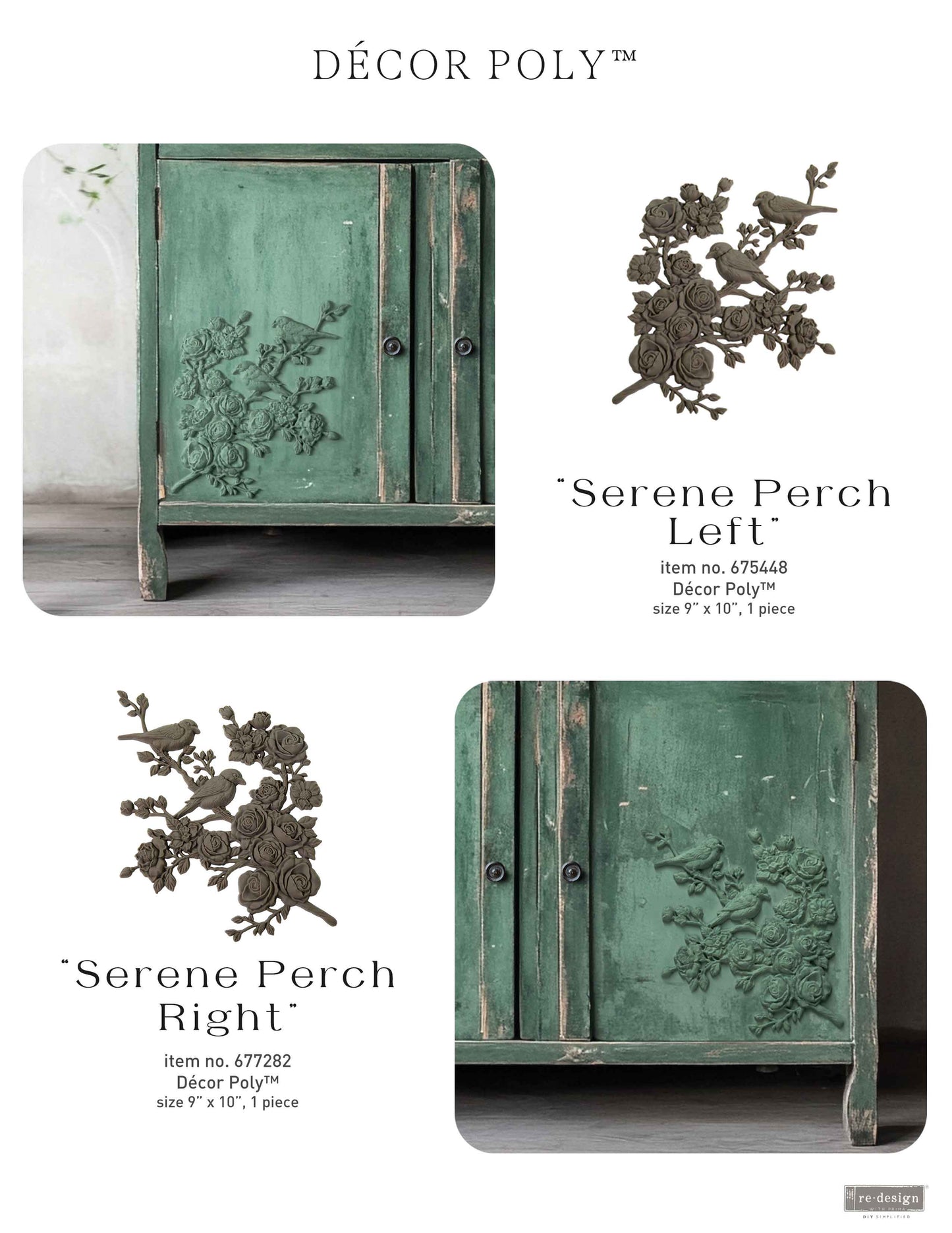 Decor Poly - Redesign - Serene Perch (Left)
