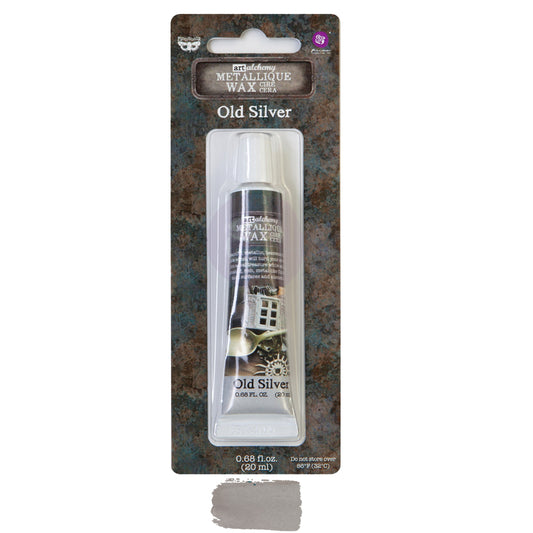 Art Alchemy - Metallique Wax - Old Silver - 20ml tube