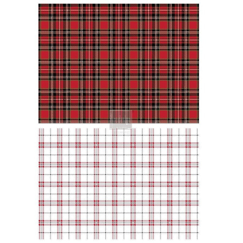 Transfers Tube (large) - Gingham Red (Retired) 25"x 35.5"
