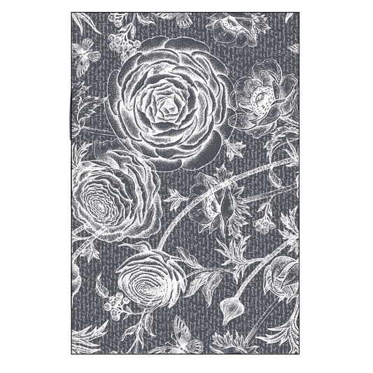 Stencils - A Makers Studio - Roses - 12" x 18"