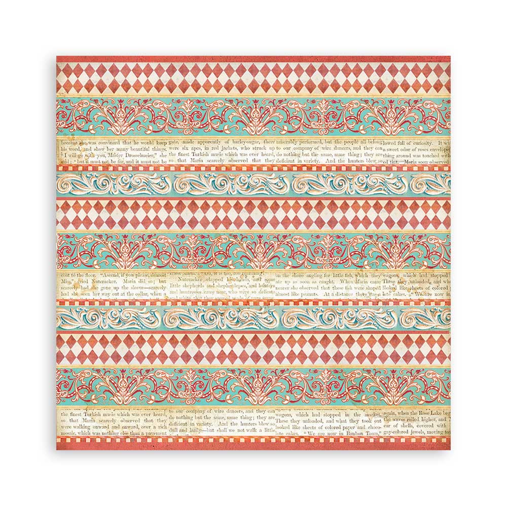 Scrapbook Paper - Stamperia - SBB1018 - 12x12 - Double Face Single Sheet - The Nutcracker Soldiers