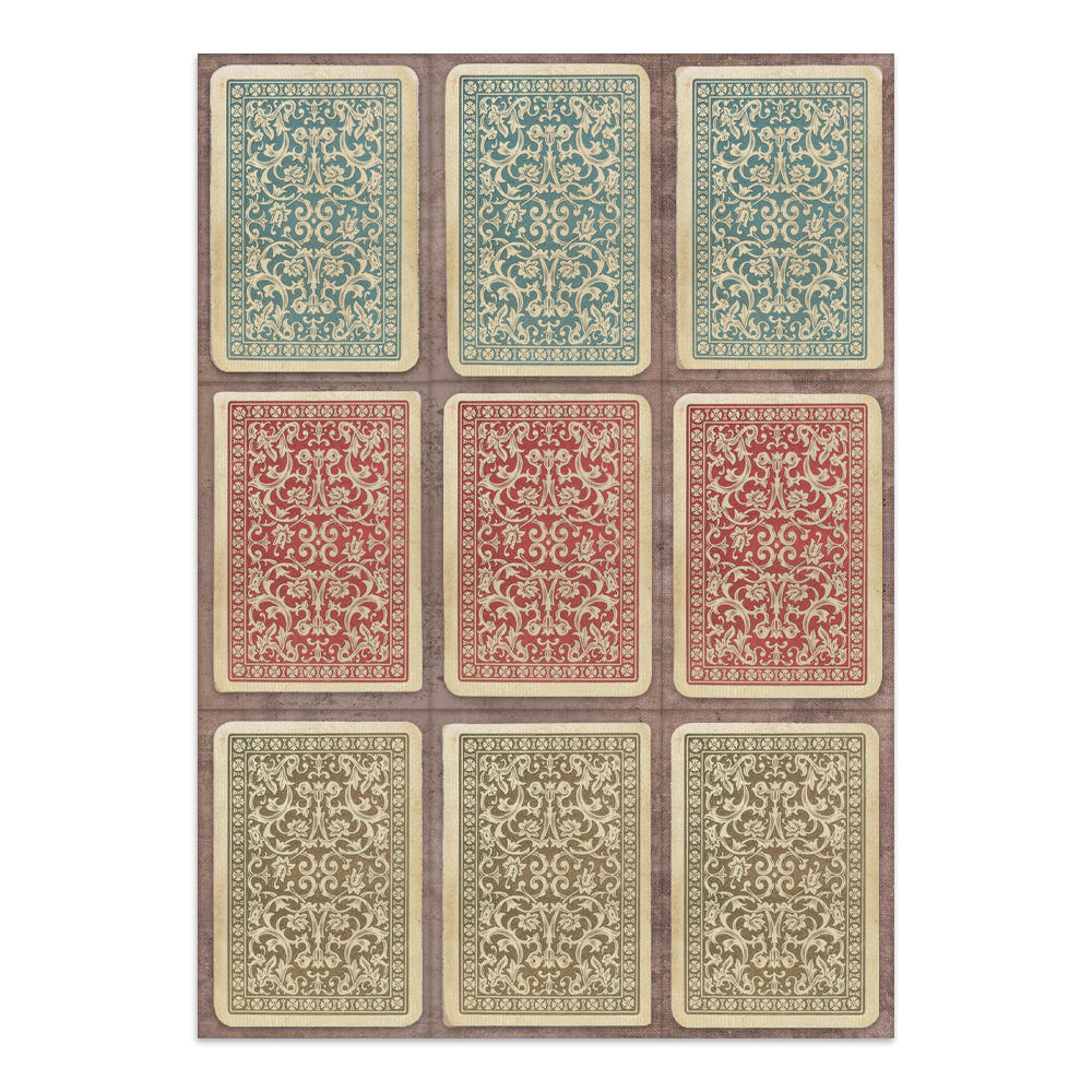 Scrapbook Paper - Stamperia - SBJK03 - Junk Journal - Alice in Christmas