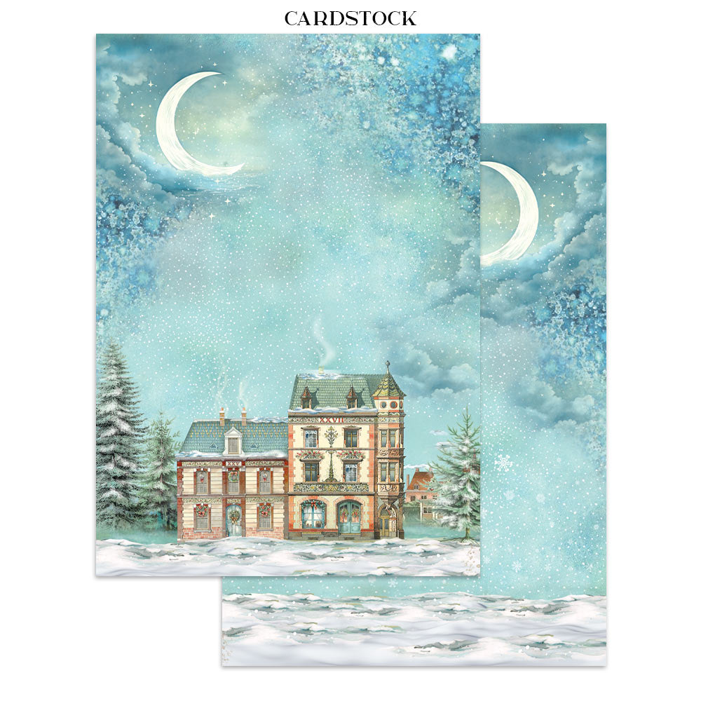 Scrapbook Paper - Stamperia - SBJK03 - Junk Journal - Alice in Christmas
