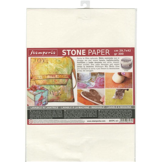 Stone Paper - Stamperia - A3 - DFPCA3 - Washable Stone Paper