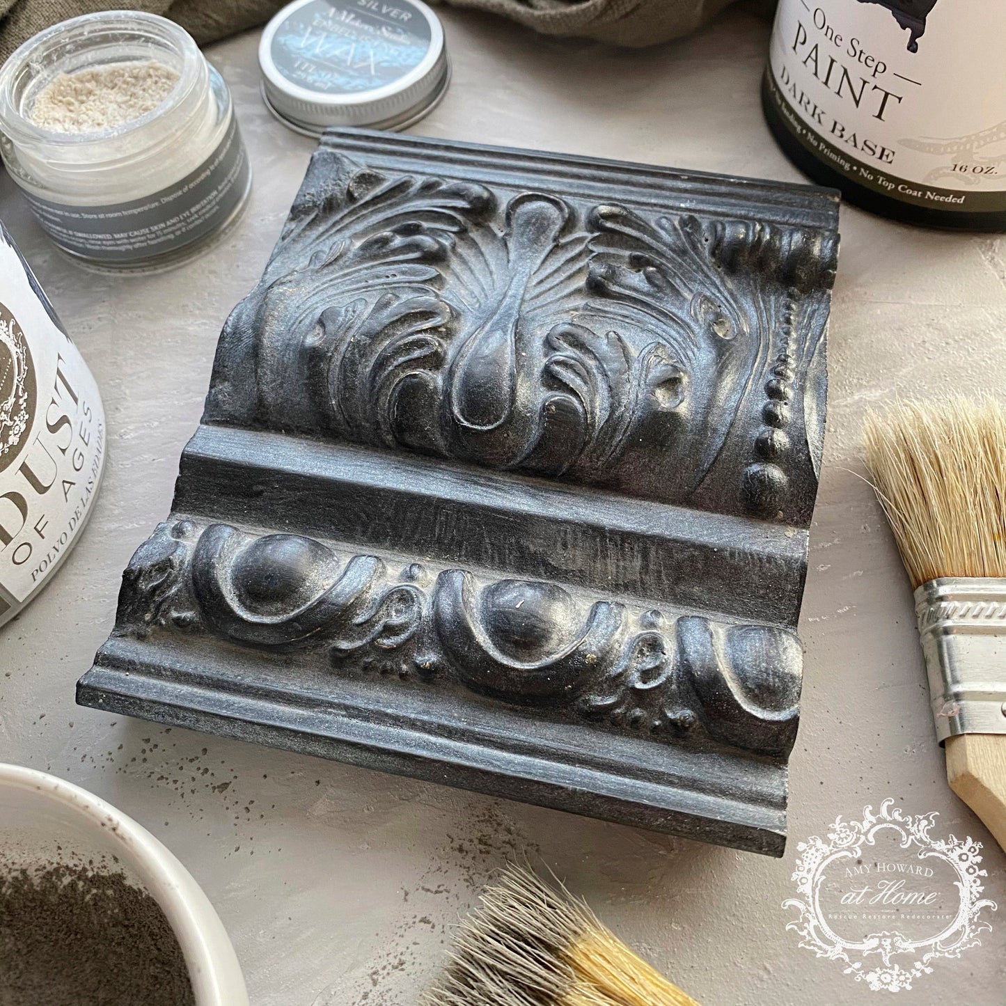 Amy Howard at Home - Finishes - Wax - Embellishing Wax - Silver - 1 oz