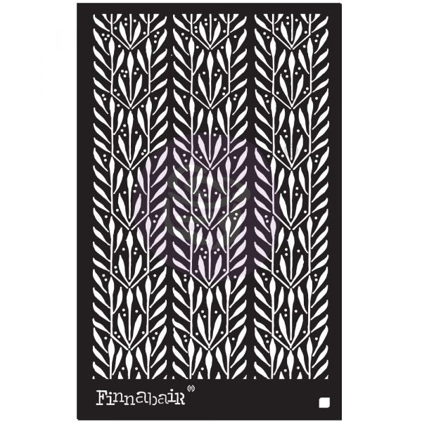 Stencils - Redesign - Laurels - 6" x 9" - 16ml mylar