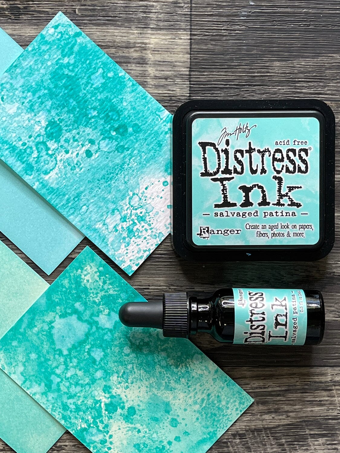 Tim Holtz - Distress Ink - Ink Pad 3" - Salvaged Patina