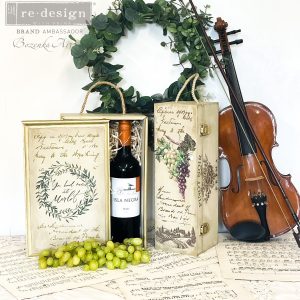 Transfers Mini 6" x 12"- Wine