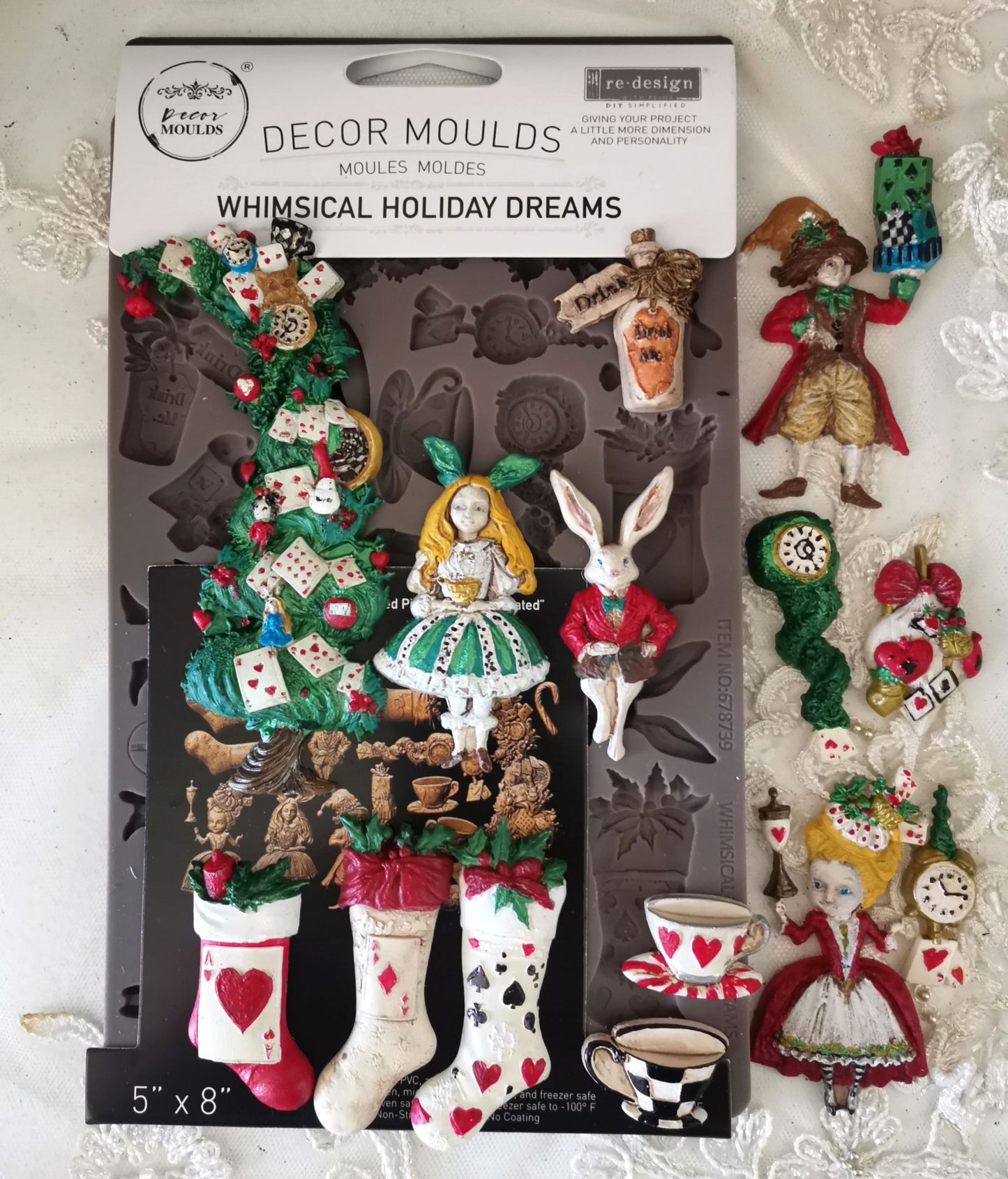 Decor Moulds - Redesign - Whimsical Holiday Dreams - 5"X8"