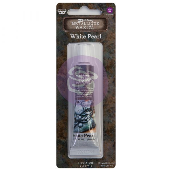 Art Alchemy - Metallique Wax - White Pearl - 20ml tube