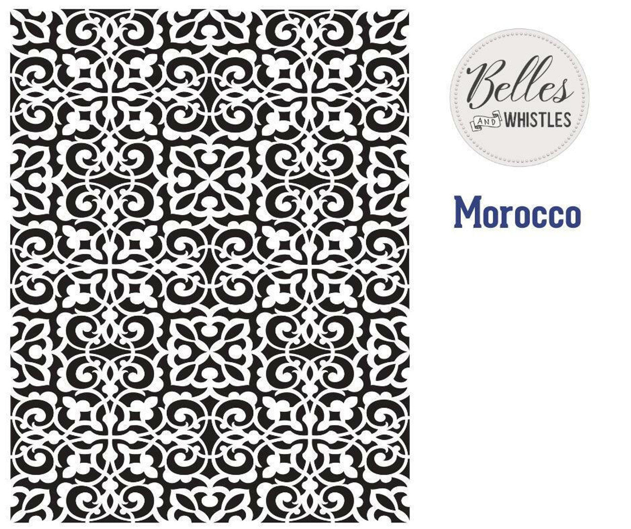 Stencils - Dixie Belle Stencil - Morocco - 14" x 18"