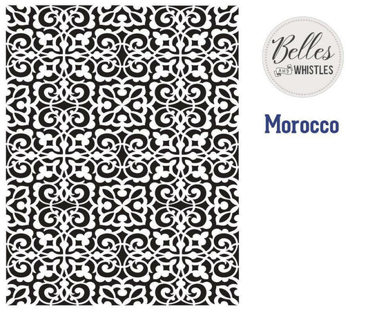 Stencils - Dixie Belle Stencil - Morocco - 14" x 18"