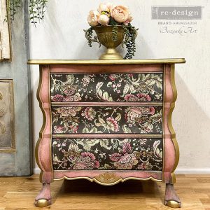 Decoupage Paper - redesign - 19"x30" - Floral Paisley - Tissue