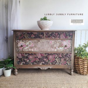 Decoupage Paper - redesign - 19"x30" - Floral Paisley - Tissue