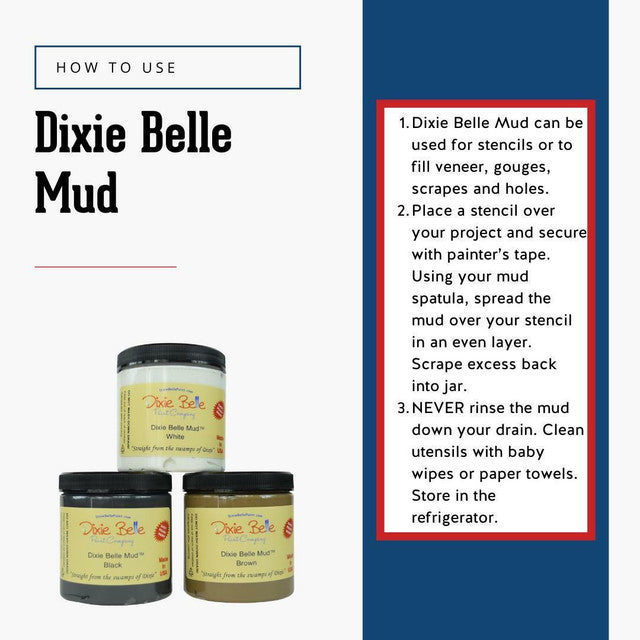 Dixie Belle - Finishes - Mud - 8oz