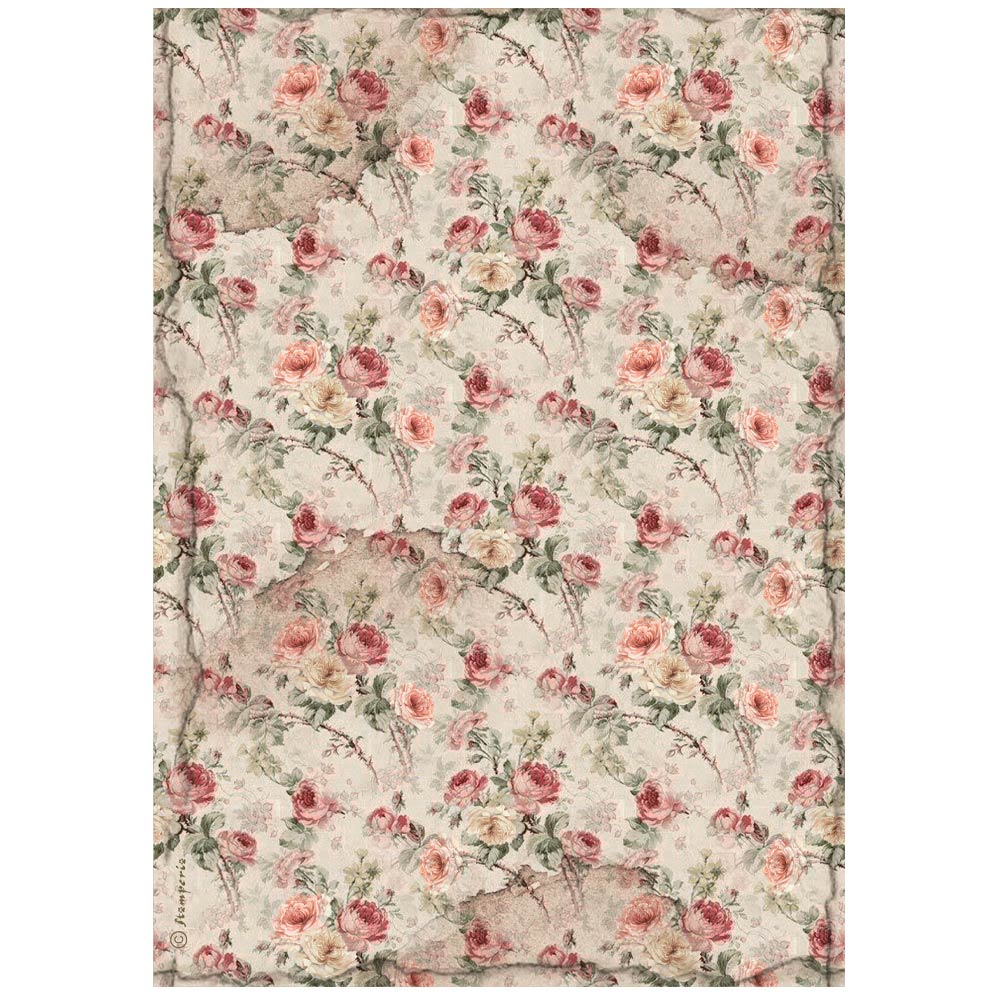 Decoupage Paper - Stamperia - A4 - DFSA4XHR- House of Roses - 6 Pack Selecton- Rice Paper
