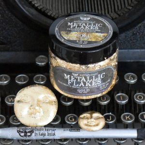 Art Ingredients - Metallic Flakes - Gold - 1 jar 30g including container