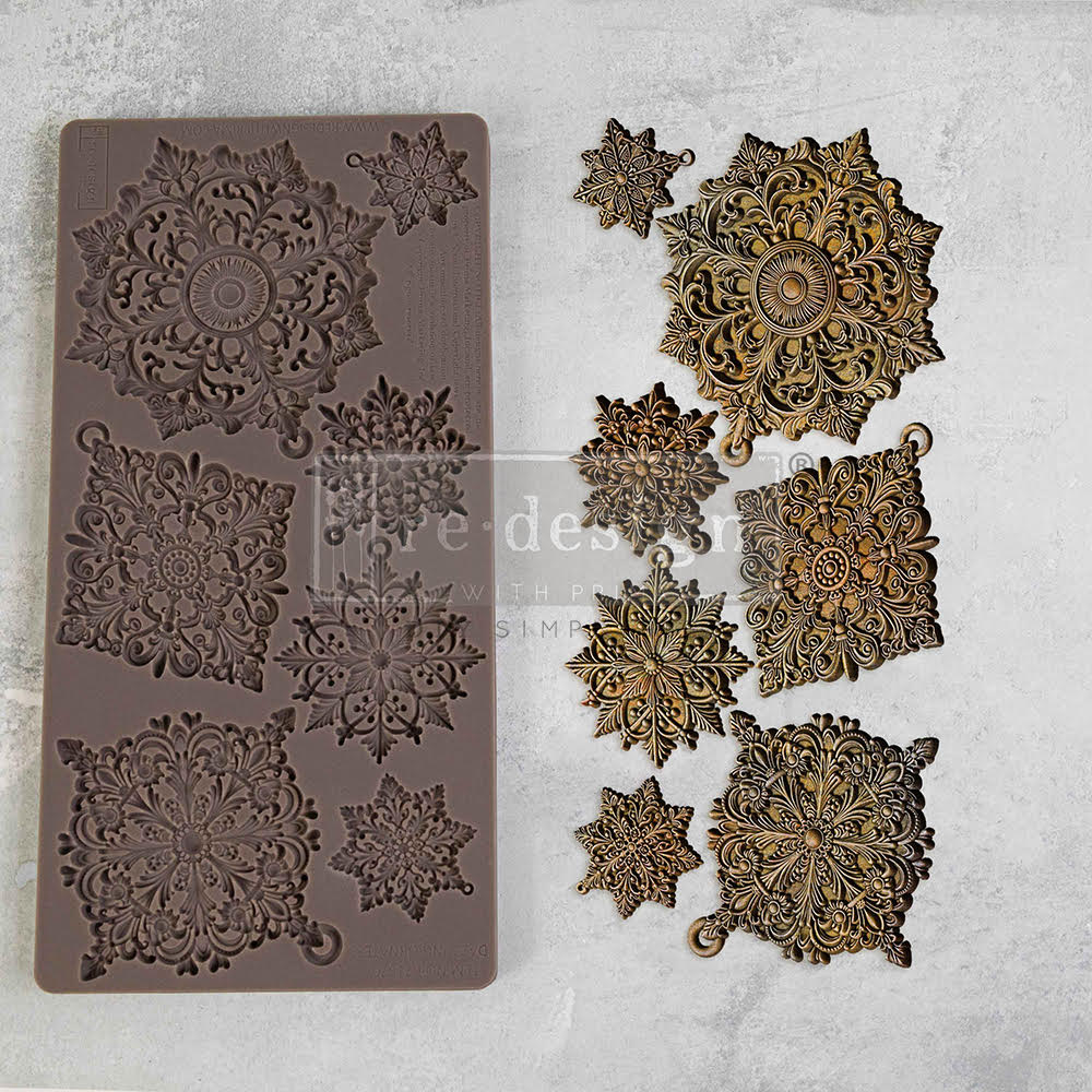 Decor Moulds - Redesign - Dazzling Ornates- 5"x10"x8mm