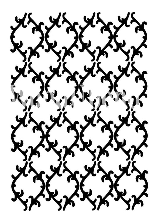 Stencils - Posh Chalk - Mystery Thorns Small (Woodubend) - 8.27" x 11.8"