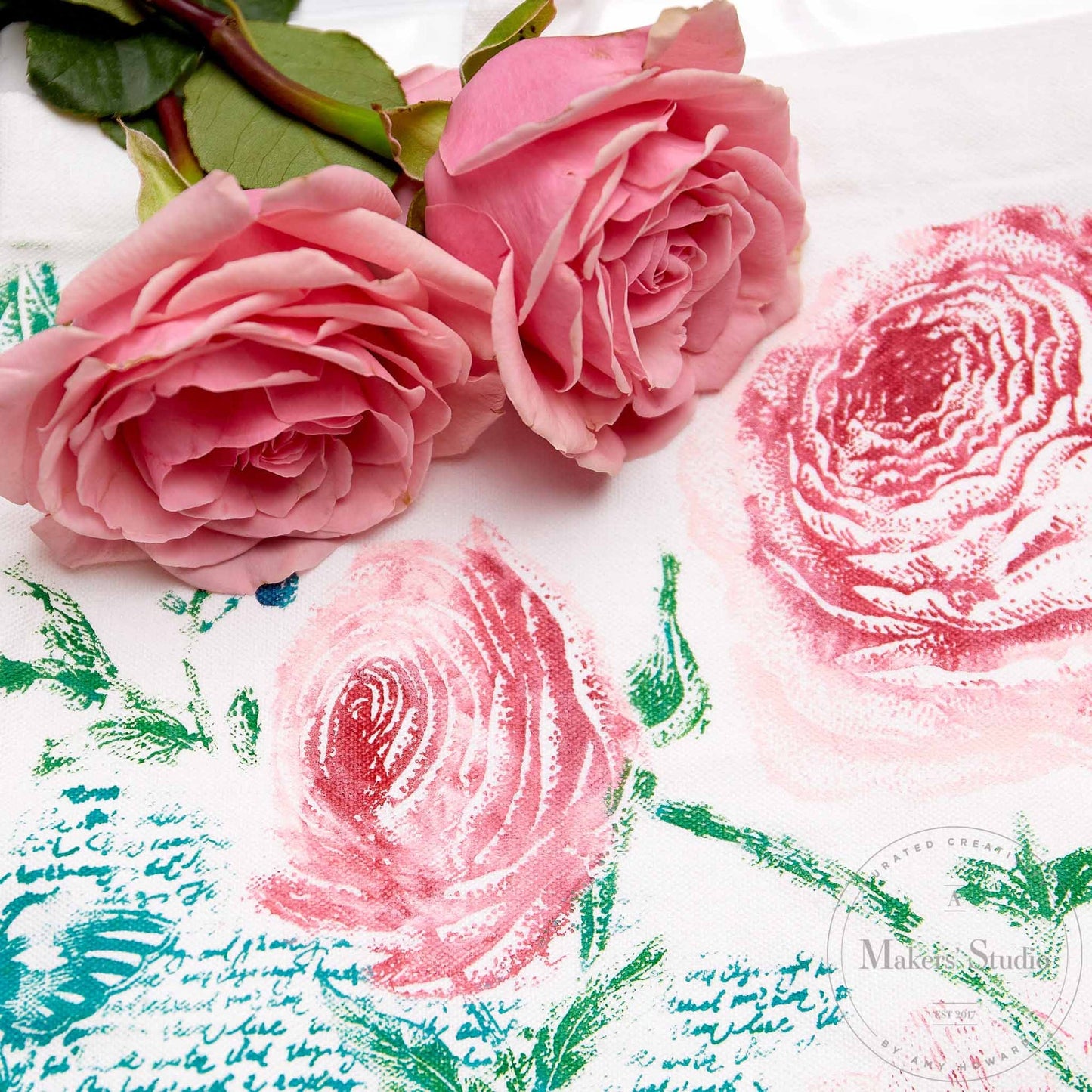Stencils - A Makers Studio - Roses - 12" x 18"