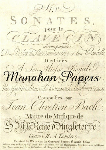 Decoupage Paper - Monahan Papers- SPS0301 Six Sonates - 11x17