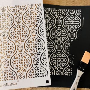 Stencils - Victorian Tiles (Finnabair) - 6" x 9" - 16ml mylar