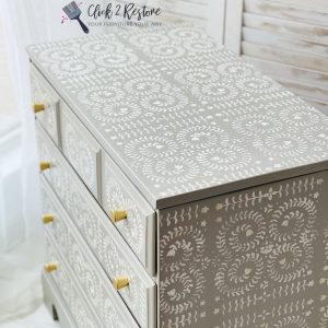 Stencils - Redesign - Elegant Vine - 9" x 13.5" - 16ml mylar