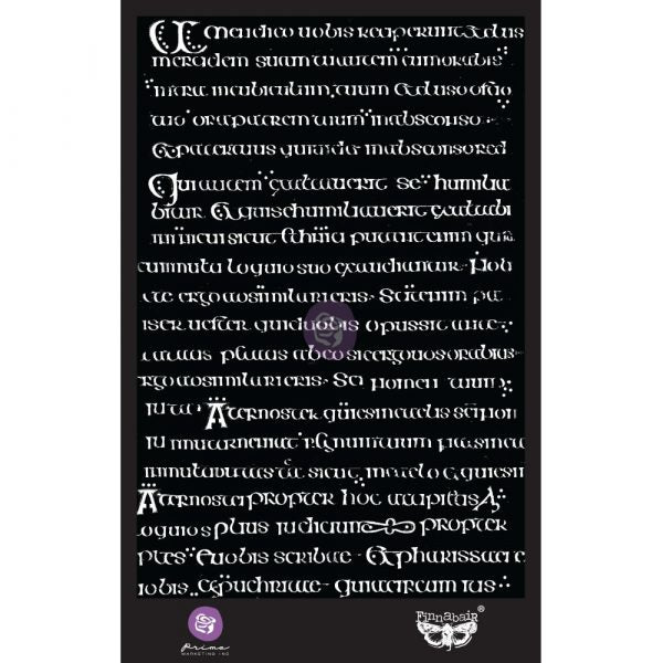 Stencils - Redesign - Manuscript - 6" x 9" - 16ml mylar
