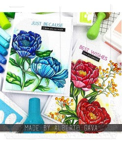 Stamps - Tim Holtz - THCMS487 French Garden