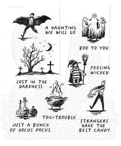 Stamps - Tim Holtz - THCMS469 Halloween Sketchbook