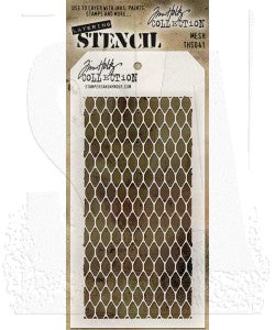 Stencils - Tim Holtz - THS041 - Mesh 4-1/2"x 8-1/2"
