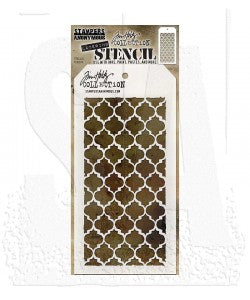 Stencils - Tim Holtz - THS074 - Trellis 4-1/2"x 8-1/2"