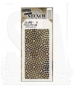Stencils - Tim Holtz - THS084 - Mosaic 4-1/2"x 8-1/2"