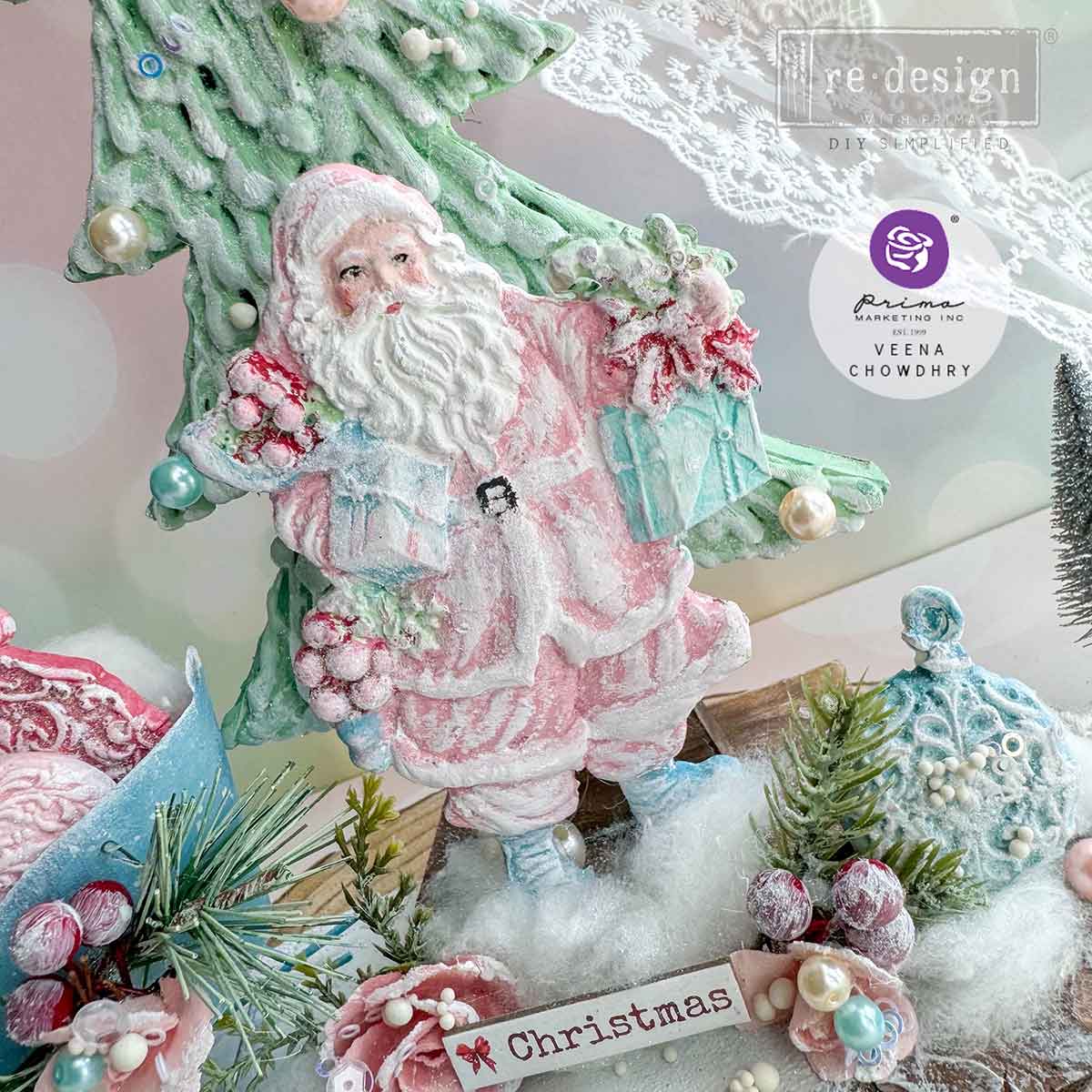 Decor Moulds - Redesign - Holiday Greetings - 5"X8" - Limited Edition