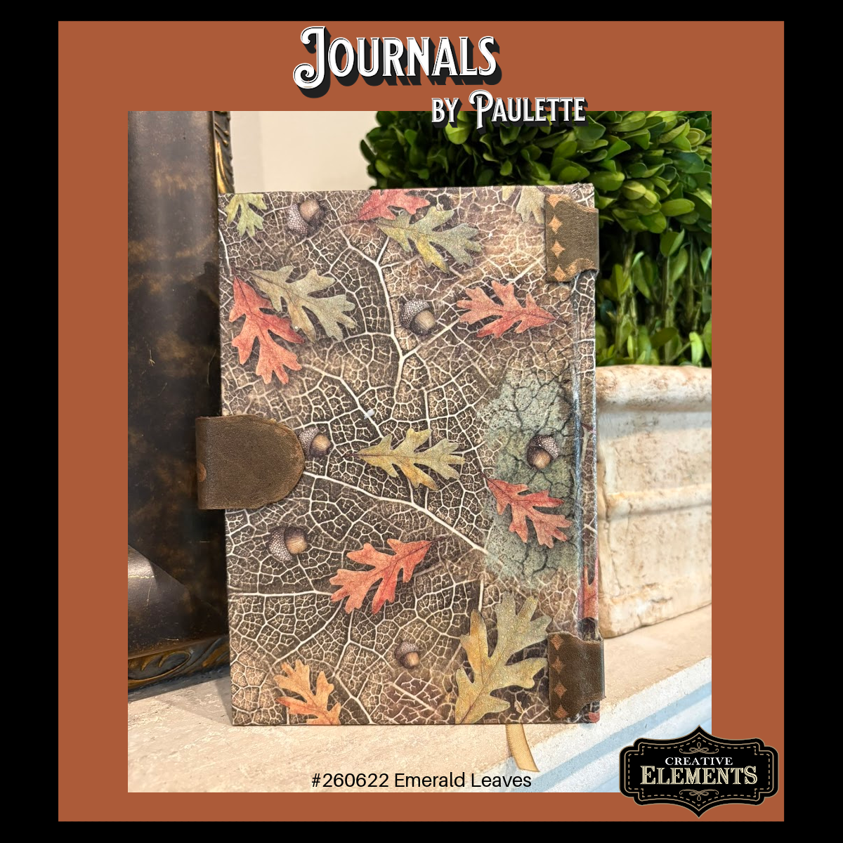 Journals-by Paulette-260622 Emerald Leaves