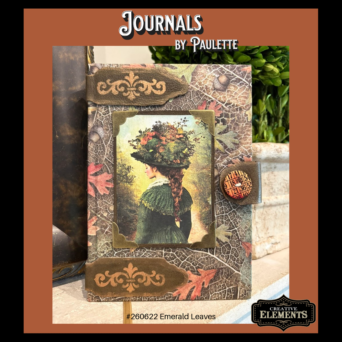 Journals-by Paulette-260622 Emerald Leaves