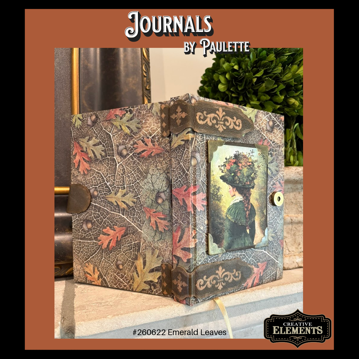 Journals-by Paulette-260622 Emerald Leaves