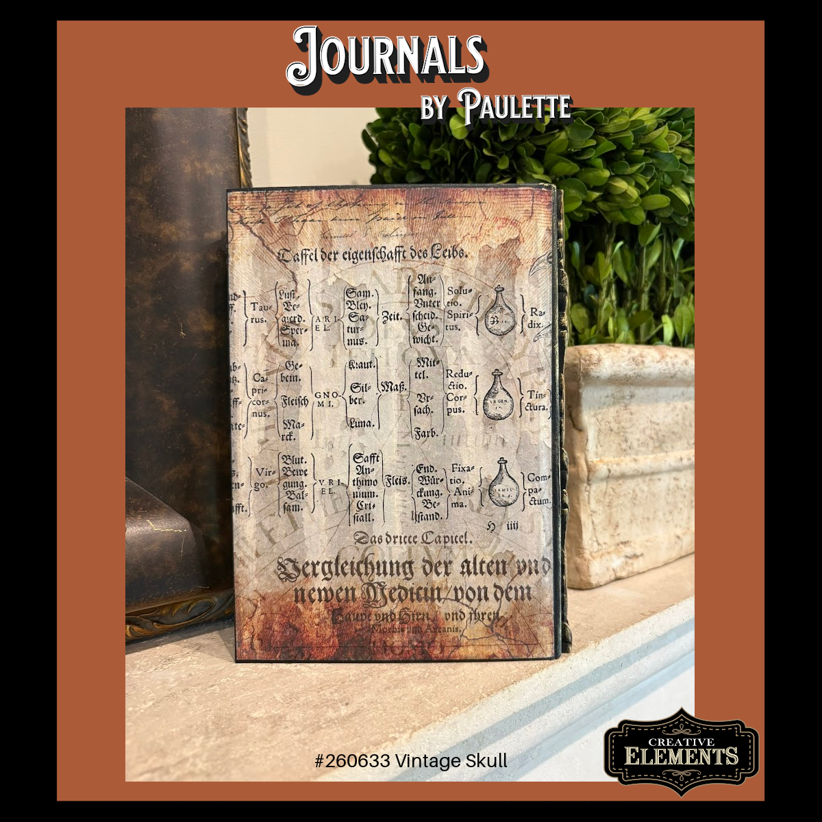 Journals-by Paulette-260633 Vintage Skull