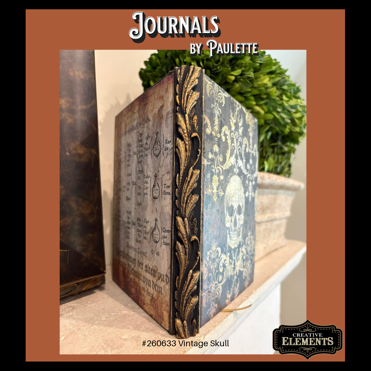 Journals-by Paulette-260633 Vintage Skull