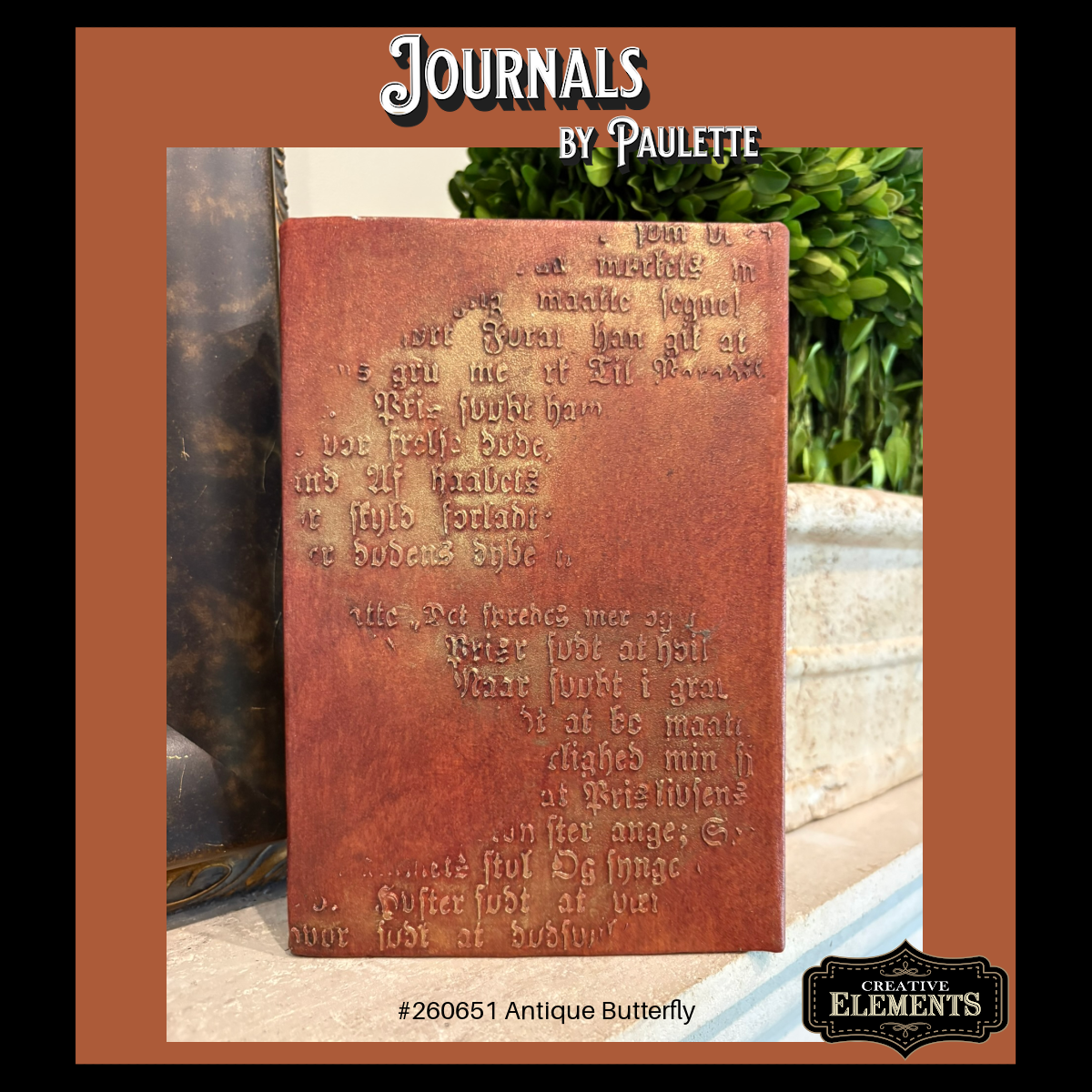 Journals-by Paulette-260651 Antique Butterfly