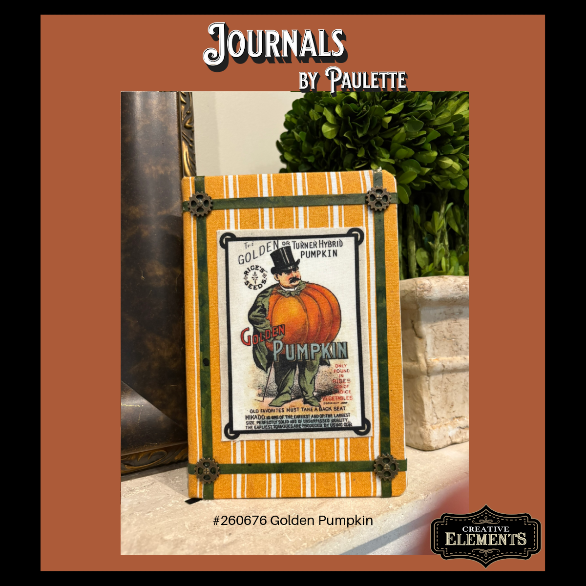 Journals-by Paulette-260676 Golden Pumpkin