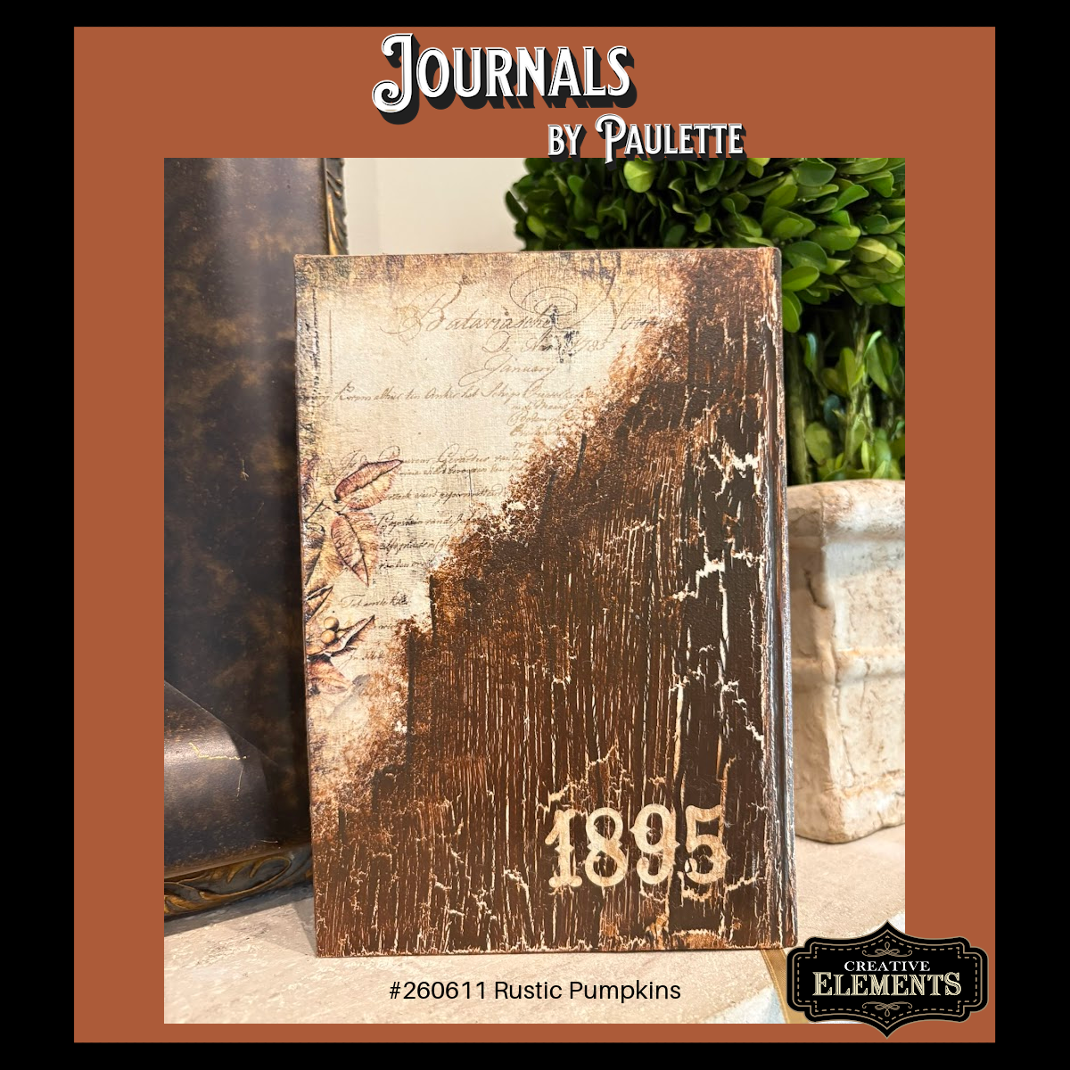 Journals-by Paulette-260611 Rustic Pumpkin