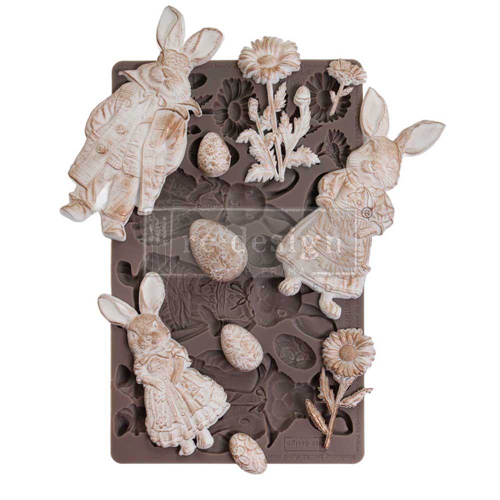 Decor Moulds - Redesign - Springtime Bunny - 5"X8"