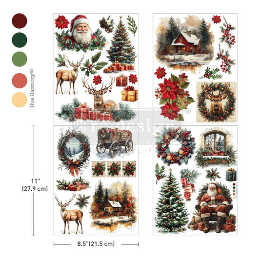 Transfers - Redesign - Middy 8.5" x 11" - Yuletide Nostalgia