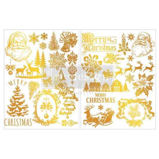 Transfers - Redesign - Middy 8.5" x 11" - Holiday Heirloom (Foil) 2 sheets