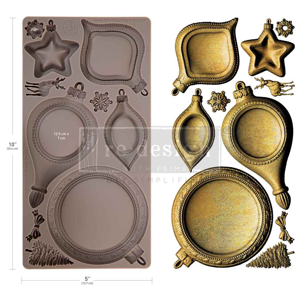 Decor Moulds - Redesign - Noel Elegance - 5"x10"x8mm