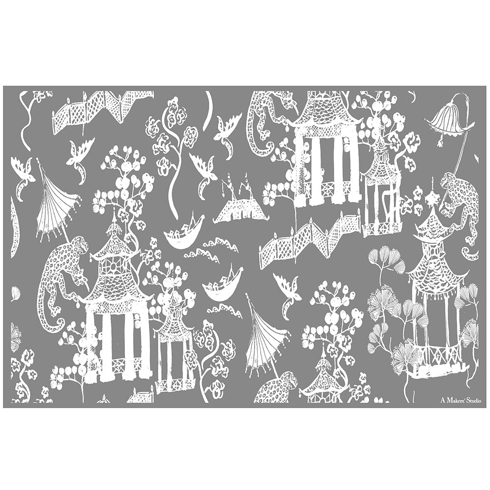 Stencils - A Makers Studio - Toile - 12" x 18"