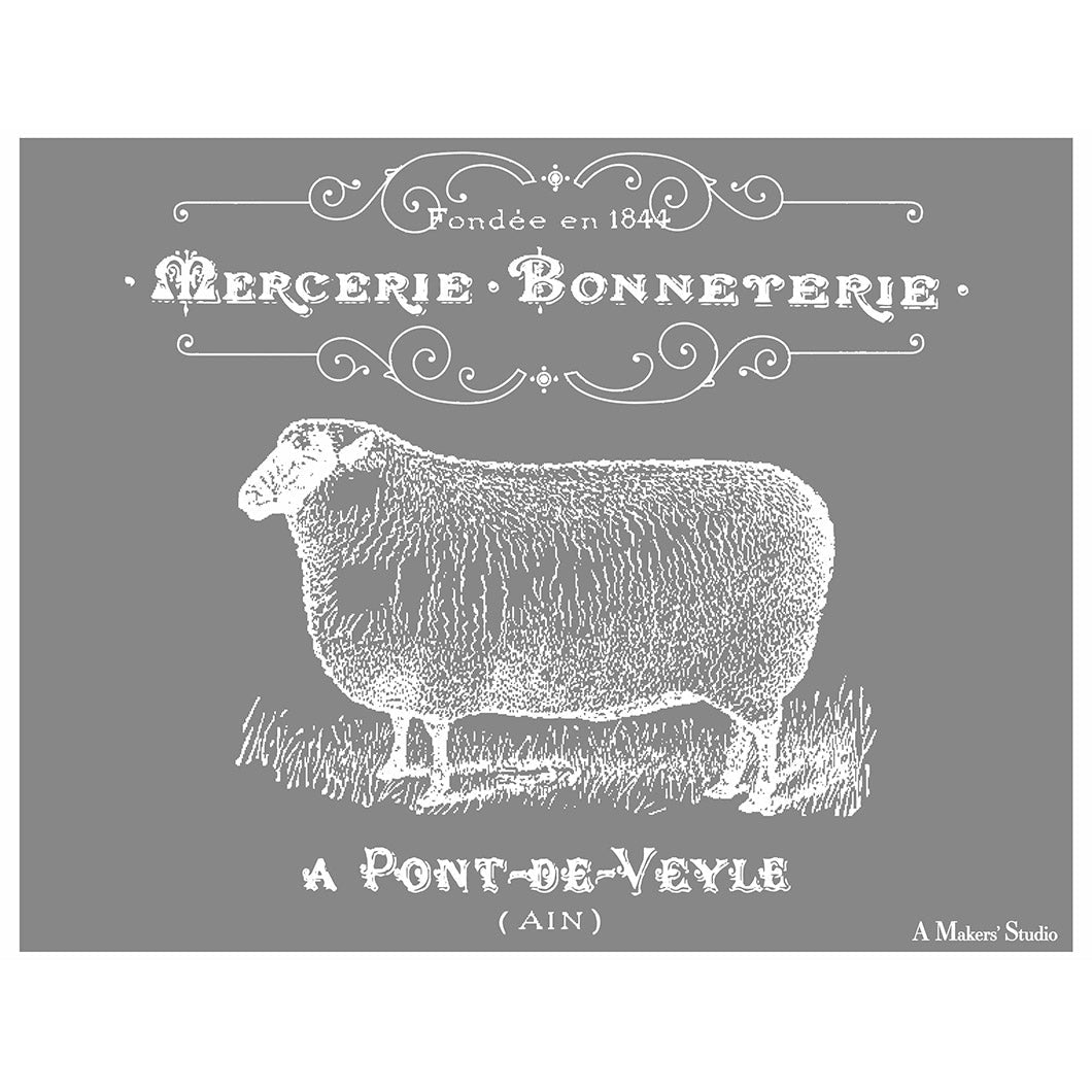 Stencils - A Makers Studio - Sheep - 8.5" x 11"